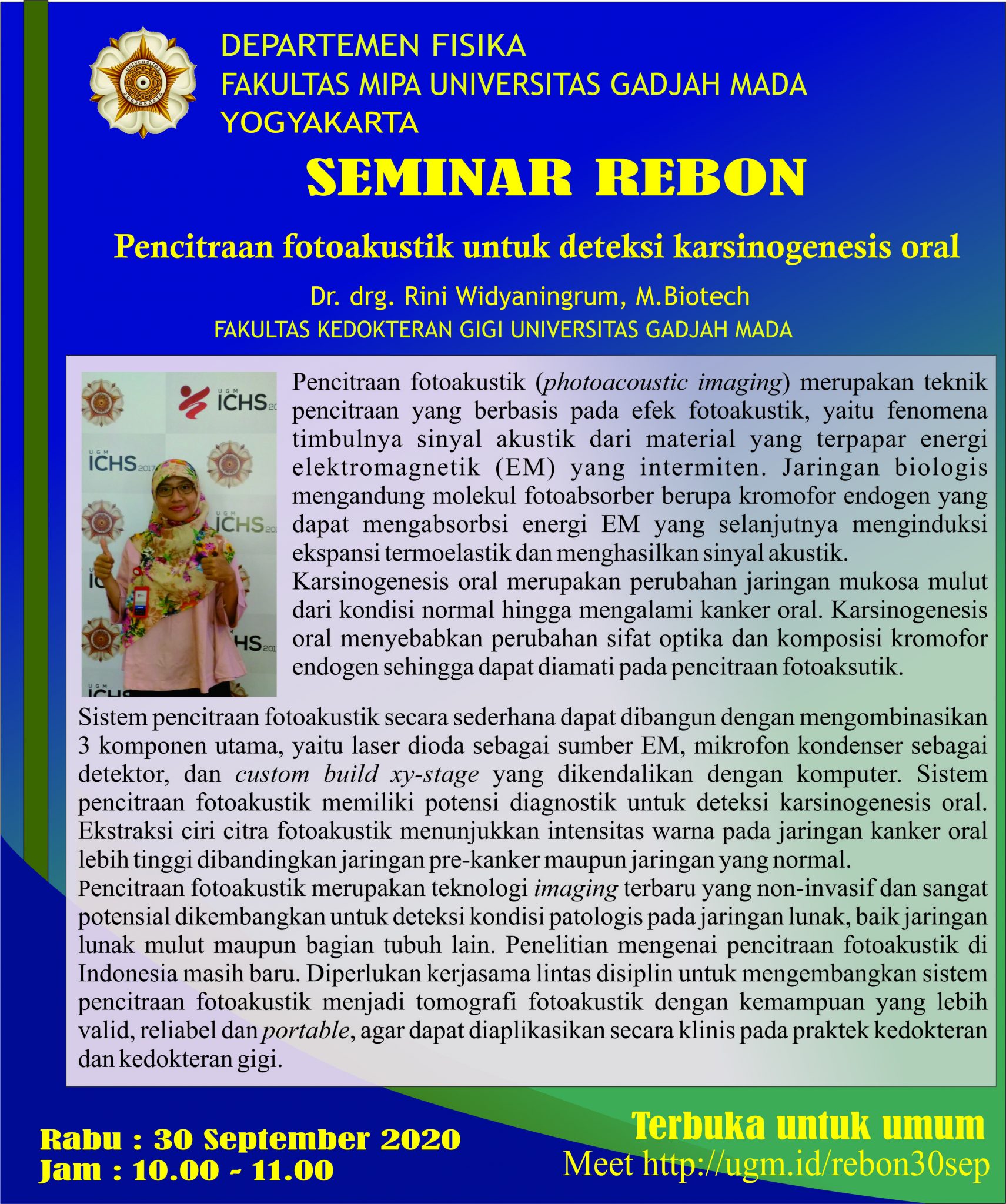 Online Rebon Seminar Of The Ministry Of Physics September